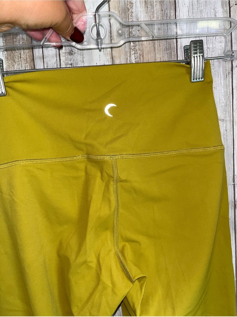 ZYIA Active Chartreuse Lime High Rise 7/8 Leggings Yoga Pants Size 2 - Picture 4 of 5